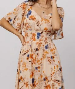 BB Custom April Sweetheart Maxi Dress | Autumn Bouquet