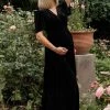 RR Artemis Velvet Maxi Dress | Black Dresses