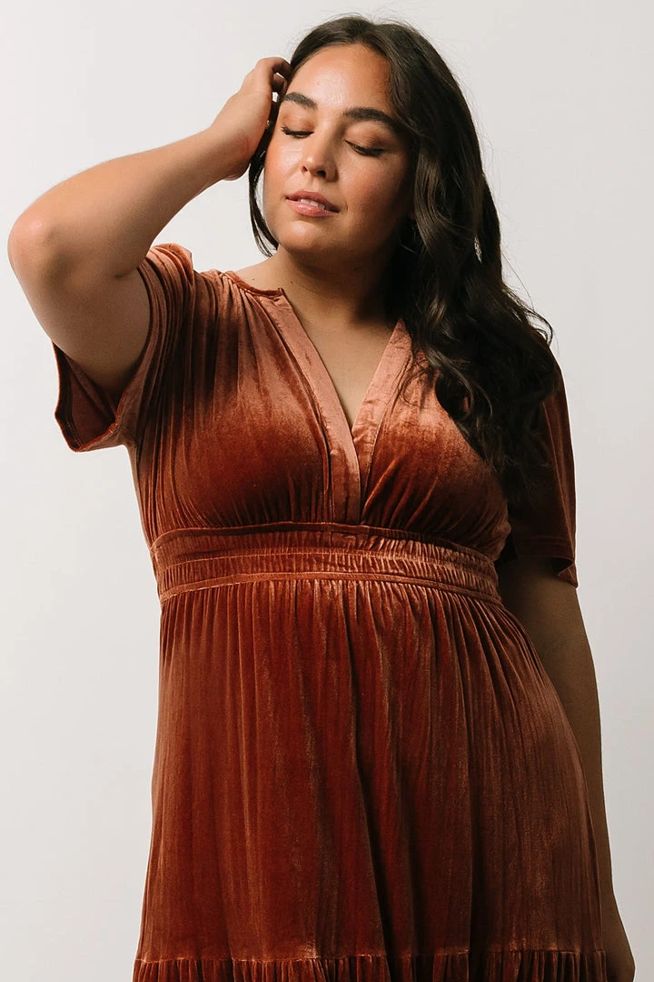 RR Dresses Artemis Velvet Maxi Dress | Dark Spice 11 RR Dresses Artemis Velvet Maxi Dress | Dark Spice