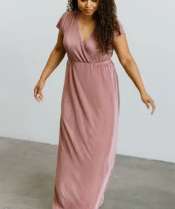 BB Custom Athena Pleated Maxi Dress | Rose Dresses 8 BB Custom Athena Pleated Maxi Dress | Rose Dresses