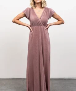 BB Custom Athena Pleated Maxi Dress | Rose Dresses 13 BB Custom Athena Pleated Maxi Dress | Rose Dresses