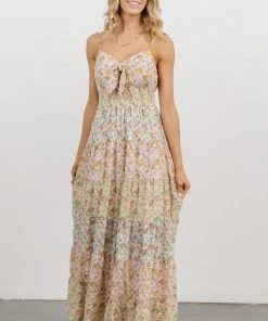 FT Dresses Azalea Tiered Maxi Dress | Multi Floral Print