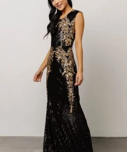 RR Azura Gown | Black And Gold 18 RR Azura Gown | Black And Gold