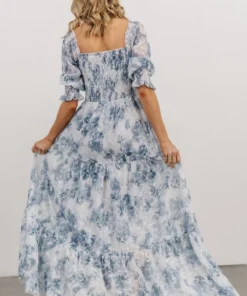 BB Custom Bailey Eyelet Maxi Dress | Blue