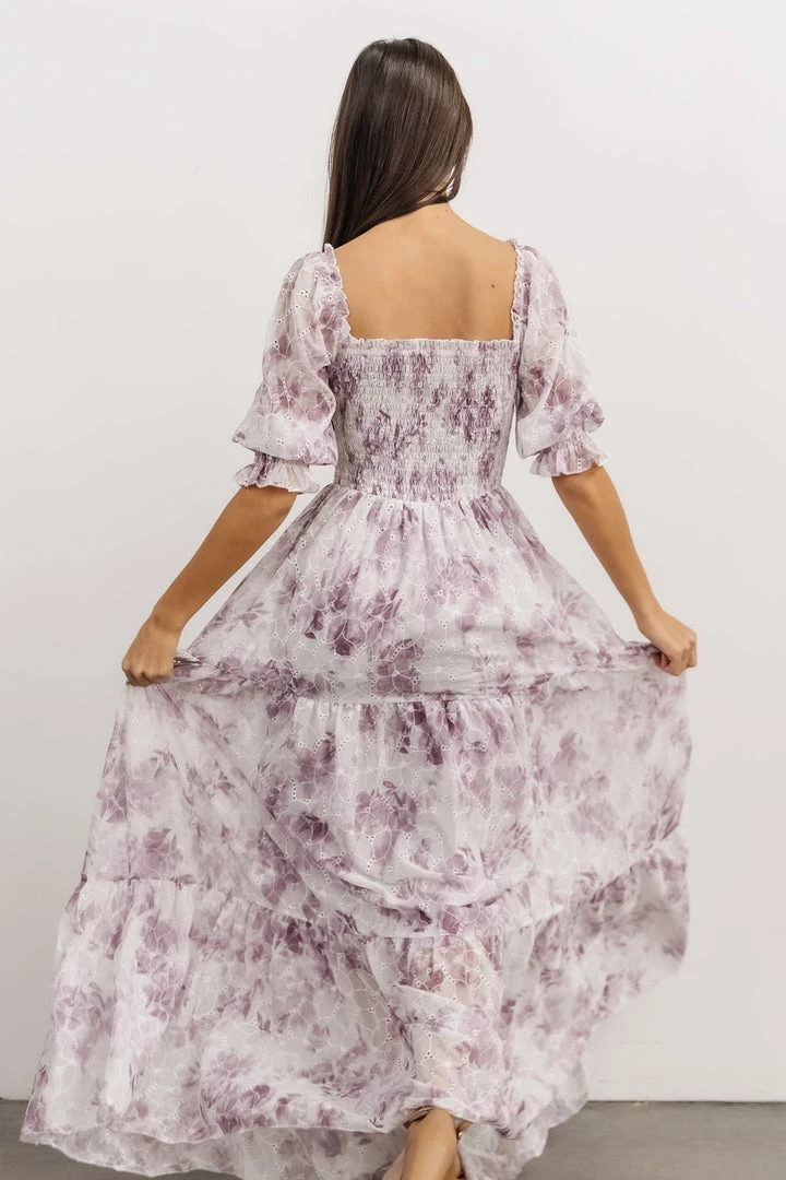 BB Custom Bailey Eyelet Maxi Dress | Lavender Dresses BB Custom Bailey Eyelet Maxi Dress | Lavender Dresses