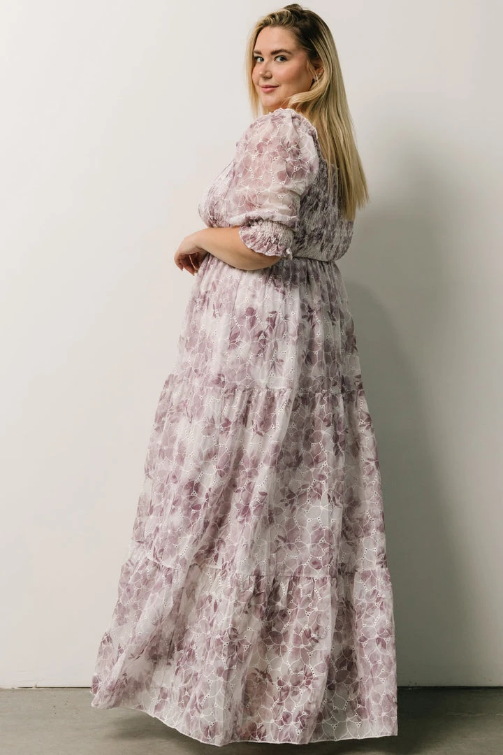 BB Custom Bailey Eyelet Maxi Dress | Lavender Dresses BB Custom Bailey Eyelet Maxi Dress | Lavender Dresses