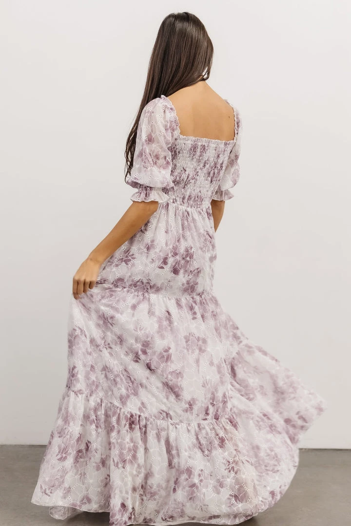 BB Custom Bailey Eyelet Maxi Dress | Lavender Dresses BB Custom Bailey Eyelet Maxi Dress | Lavender Dresses