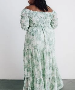 BB Custom Dresses Bailey Eyelet Maxi Dress | Sage