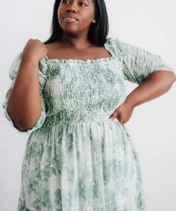 BB Custom Dresses Bailey Eyelet Maxi Dress | Sage