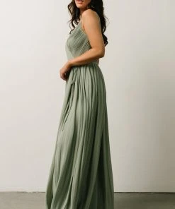 Soi Beatrice Maxi Dress | Dusty Sage