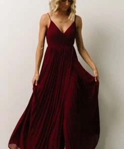 Soi Beatrice Maxi Dress | Wine Dresses
