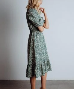 HAY Berkley Midi Dress | Sage Floral Dresses