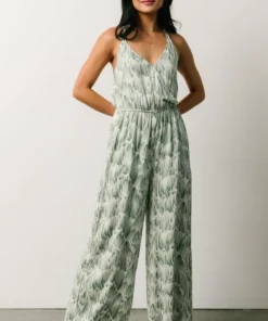 HAY Bethany Jumpsuit | Sage Print Vacation