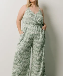 HAY Bethany Jumpsuit | Sage Print Vacation