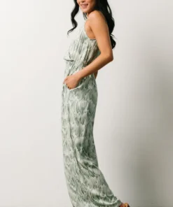 HAY Bethany Jumpsuit | Sage Print Vacation