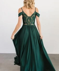 Soi Bianca Lace Maxi Dress | Emerald Dresses