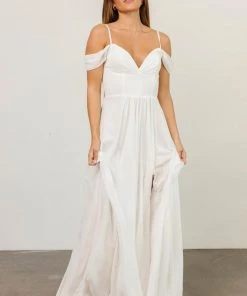 Soi Bianca Lace Maxi Dress | Ivory