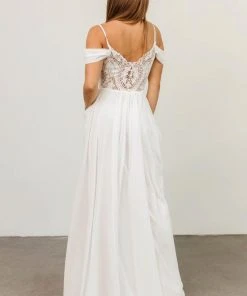 Soi Bianca Lace Maxi Dress | Ivory