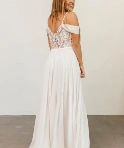 Soi Bianca Lace Maxi Dress | Ivory