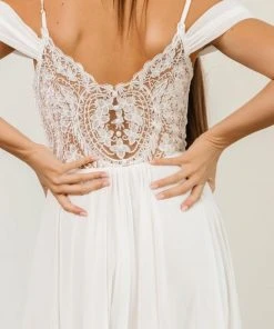 Soi Bianca Lace Maxi Dress | Ivory