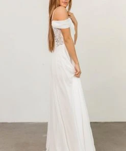 Soi Bianca Lace Maxi Dress | Ivory