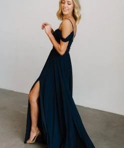 Soi Bianca Lace Maxi Dress | Navy