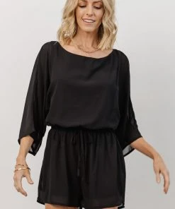 DD Bobbie Romper | Black Boho