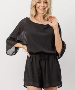 DD Bobbie Romper | Black Boho