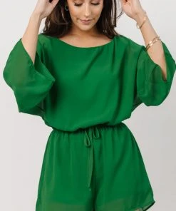 DD Boho Bobbie Romper | Kelly Green