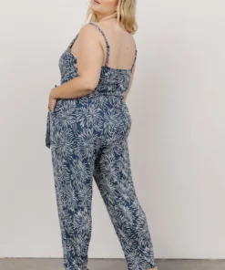 GIL Jumpsuits Bostyn Jumpsuit | Navy Print