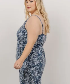 GIL Jumpsuits Bostyn Jumpsuit | Navy Print