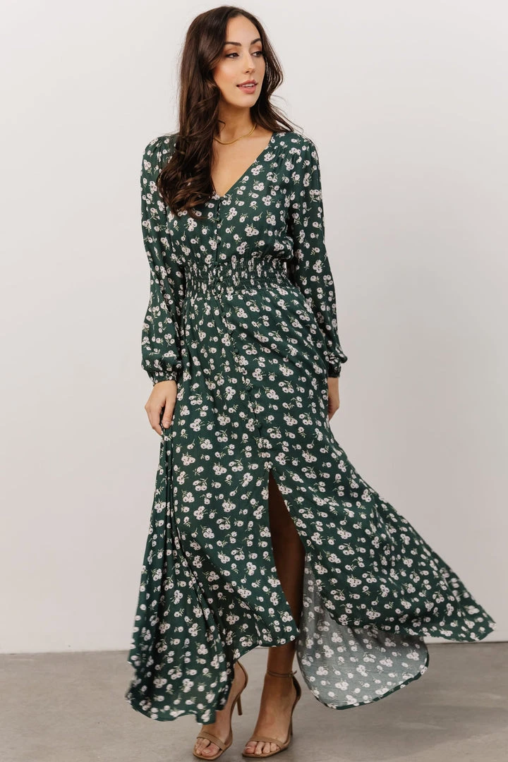 HAY Briar Maxi Dress | Green Floral Dresses 2 HAY Briar Maxi Dress | Green Floral Dresses