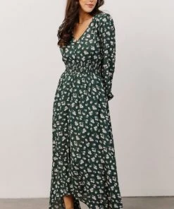 HAY Briar Maxi Dress | Green Floral Dresses 12 HAY Briar Maxi Dress | Green Floral Dresses