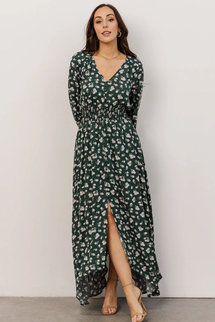 HAY Briar Maxi Dress | Green Floral Dresses 5 HAY Briar Maxi Dress | Green Floral Dresses