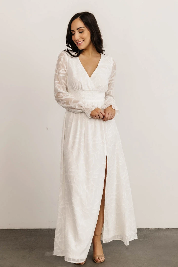 BB Custom Bridget Textured Maxi Dress | White Dresses 9 BB Custom Bridget Textured Maxi Dress | White Dresses