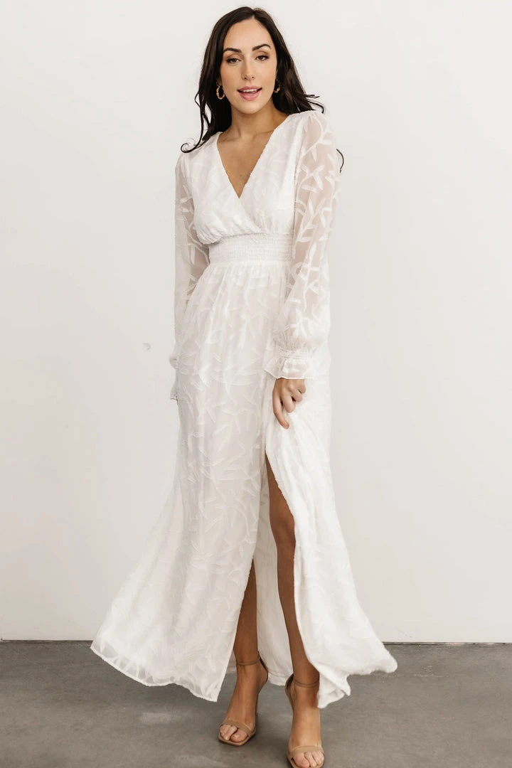 BB Custom Bridget Textured Maxi Dress | White Dresses 4 BB Custom Bridget Textured Maxi Dress | White Dresses