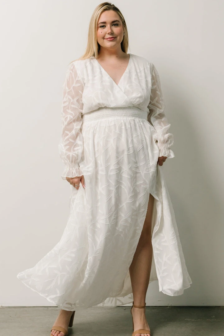 BB Custom Bridget Textured Maxi Dress | White Dresses 2 BB Custom Bridget Textured Maxi Dress | White Dresses