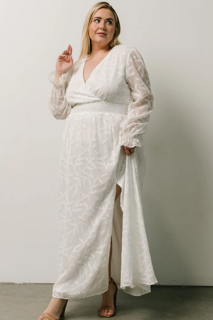 BB Custom Bridget Textured Maxi Dress | White Dresses 12 BB Custom Bridget Textured Maxi Dress | White Dresses