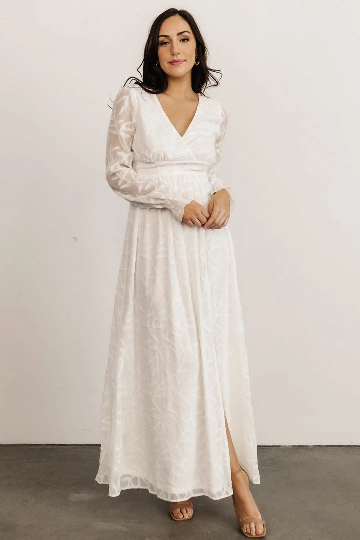 BB Custom Bridget Textured Maxi Dress | White Dresses 10 BB Custom Bridget Textured Maxi Dress | White Dresses