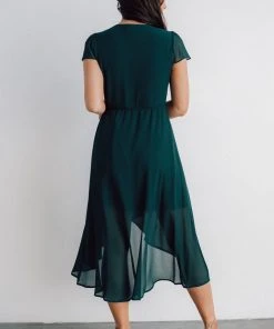 Soi Bristol Midi Wrap Dress | Emerald 13 Soi Bristol Midi Wrap Dress | Emerald