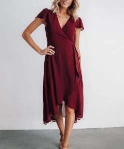 Soi Bristol Midi Wrap Dress | Mulberry Dresses