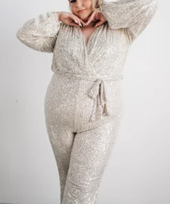 RR Brussels Sequin Jumpsuit | Cream 10 RR Brussels Sequin Jumpsuit | Cream