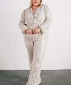 RR Brussels Sequin Jumpsuit | Cream 12 RR Brussels Sequin Jumpsuit | Cream