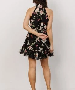 DD Brynn Mini Dress | Black Floral
