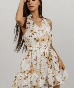 DD Brynn Mini Dress | Ivory Floral