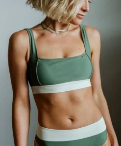 BJB Cabo Bikini Top | Olive