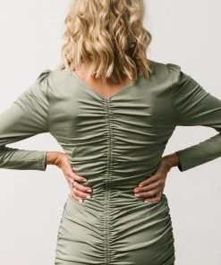 BB Custom Camden Town Midi Dress | Dusty Sage