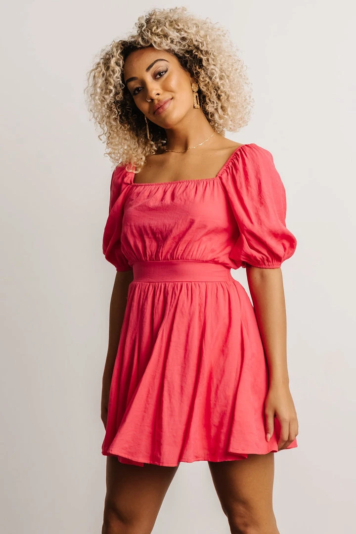 FT Camille Short Dress | Pink Dresses 5 FT Camille Short Dress | Pink Dresses