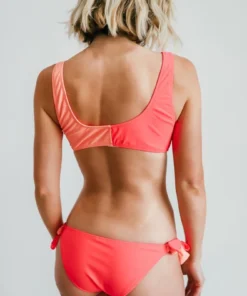 BJB Carnival Bikini Top | Coral