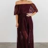 BB Custom Dresses Caroline Lace Maxi Dress | Mulberry